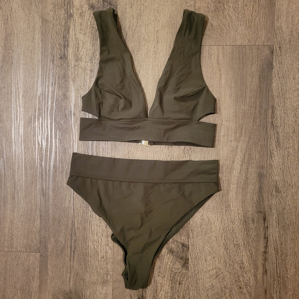 H&M Bikini Set 2pcs Green